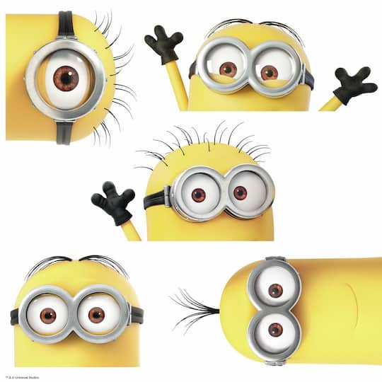 RoomMates Despicable Me 3 Peeking Minions Giant Peel & Stick Wall Decals